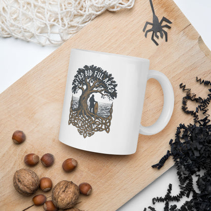 Old English Fate Is Inexorable Mug - history buff gift by HistoHead