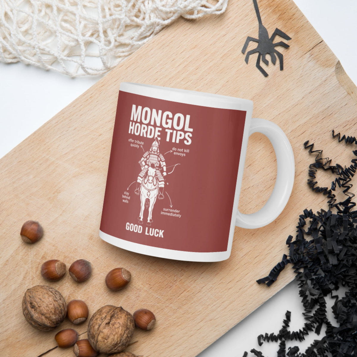 Mongol Horde Tips Mug - history buff gift by HistoHead