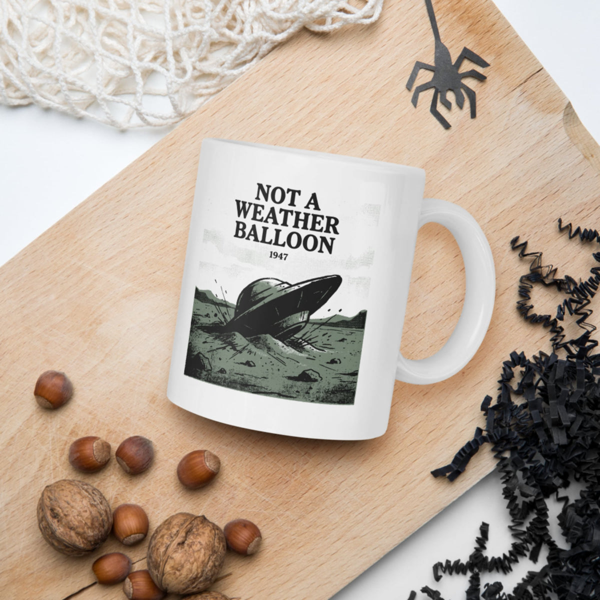 Roswell Weather Balloon Mug - history buff gift by HistoHead