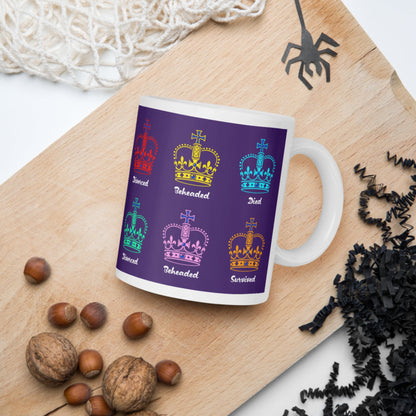 Six Queens Mug - history buff gift by HistoHead