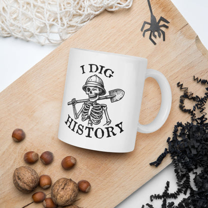 I Dig History Mug - history buff gift by HistoHead