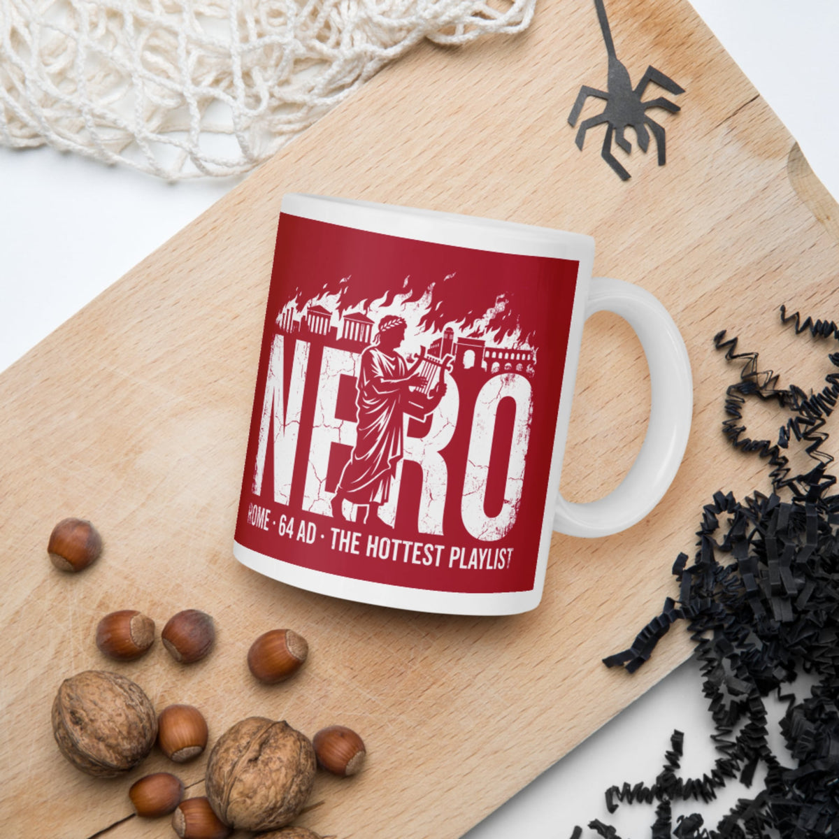 Nero's Hottest Playlist Mug - history buff gift by HistoHead