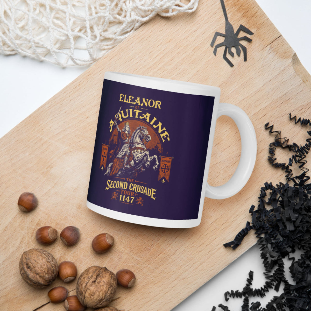 Eleanor of Aquitaine Second Crusade Tour Mug - history buff gift by HistoHead