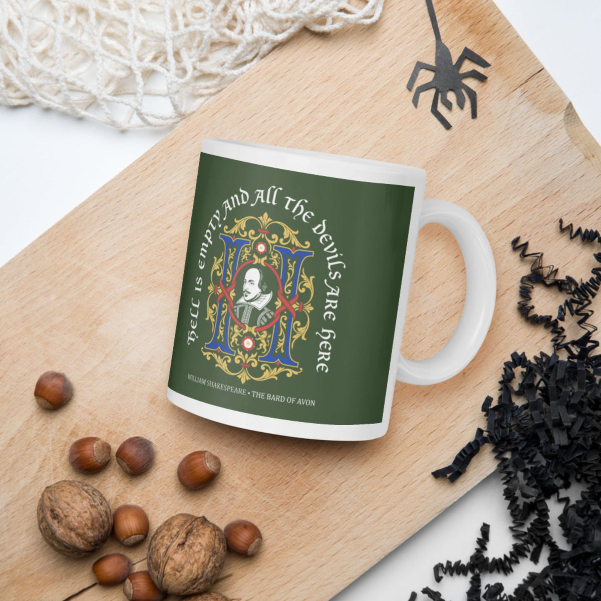 Shakespeare Hell Is Empty Mug - history buff gift by HistoHead
