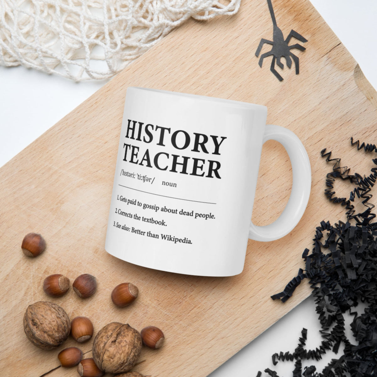 History Teacher Definition Mug - history buff gift by HistoHead