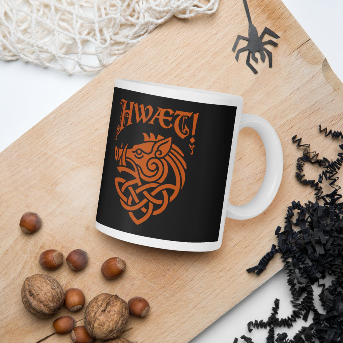 Hwaet Boar Mug - history buff gift by HistoHead