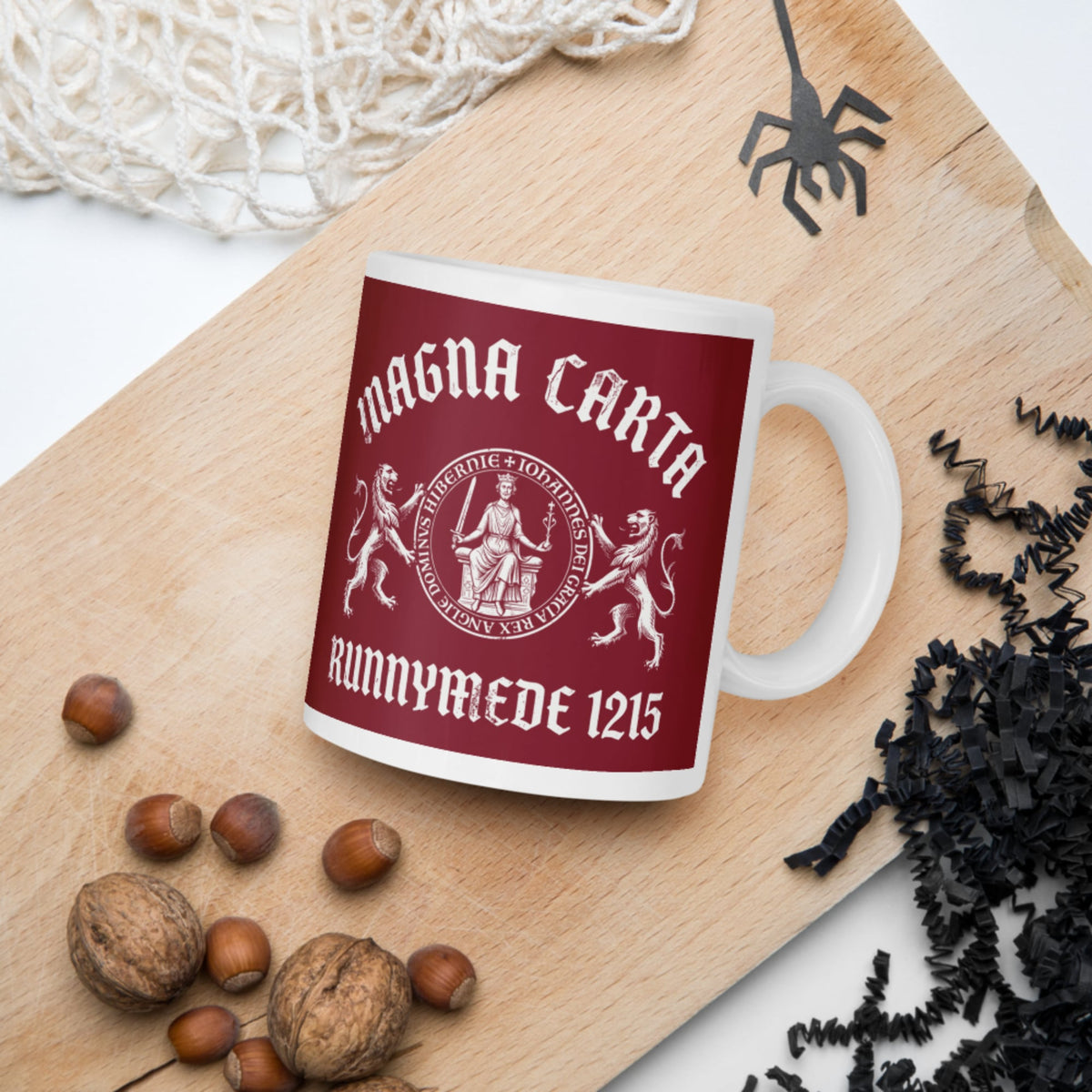 Magna Carta King John Seal Mug - history buff gift by HistoHead