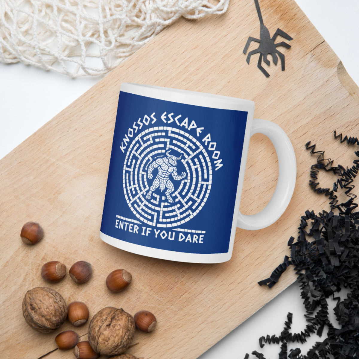 Knossos Escape Room Enter If You Dare Mug - history buff gift by HistoHead