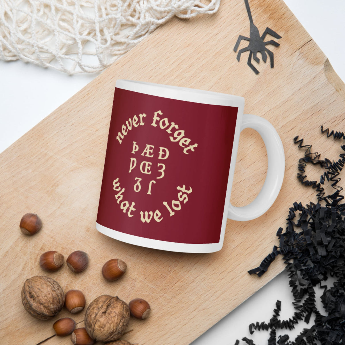Never Forget Lost Letters Mug - history buff gift by HistoHead