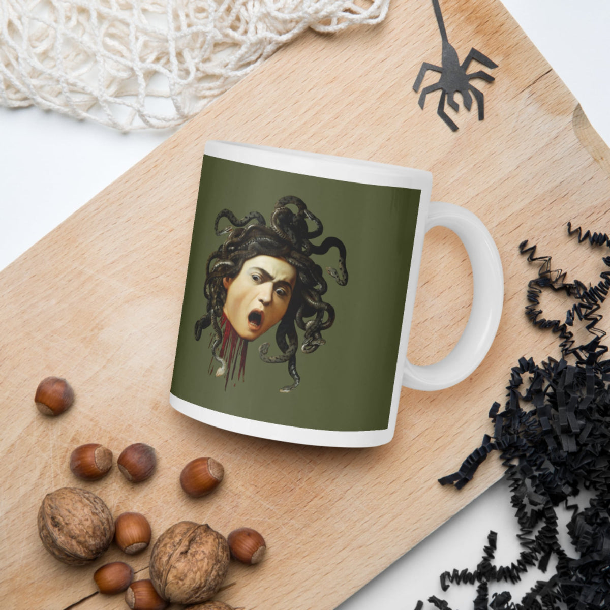 Medusa by Caravaggio Mug - history buff gift by HistoHead