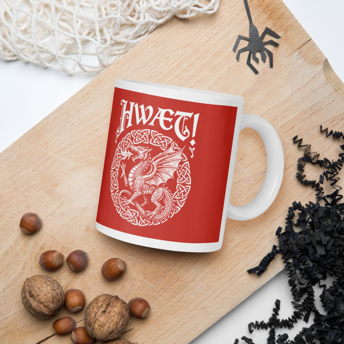 Hwaet Dragon Mug - history buff gift by HistoHead