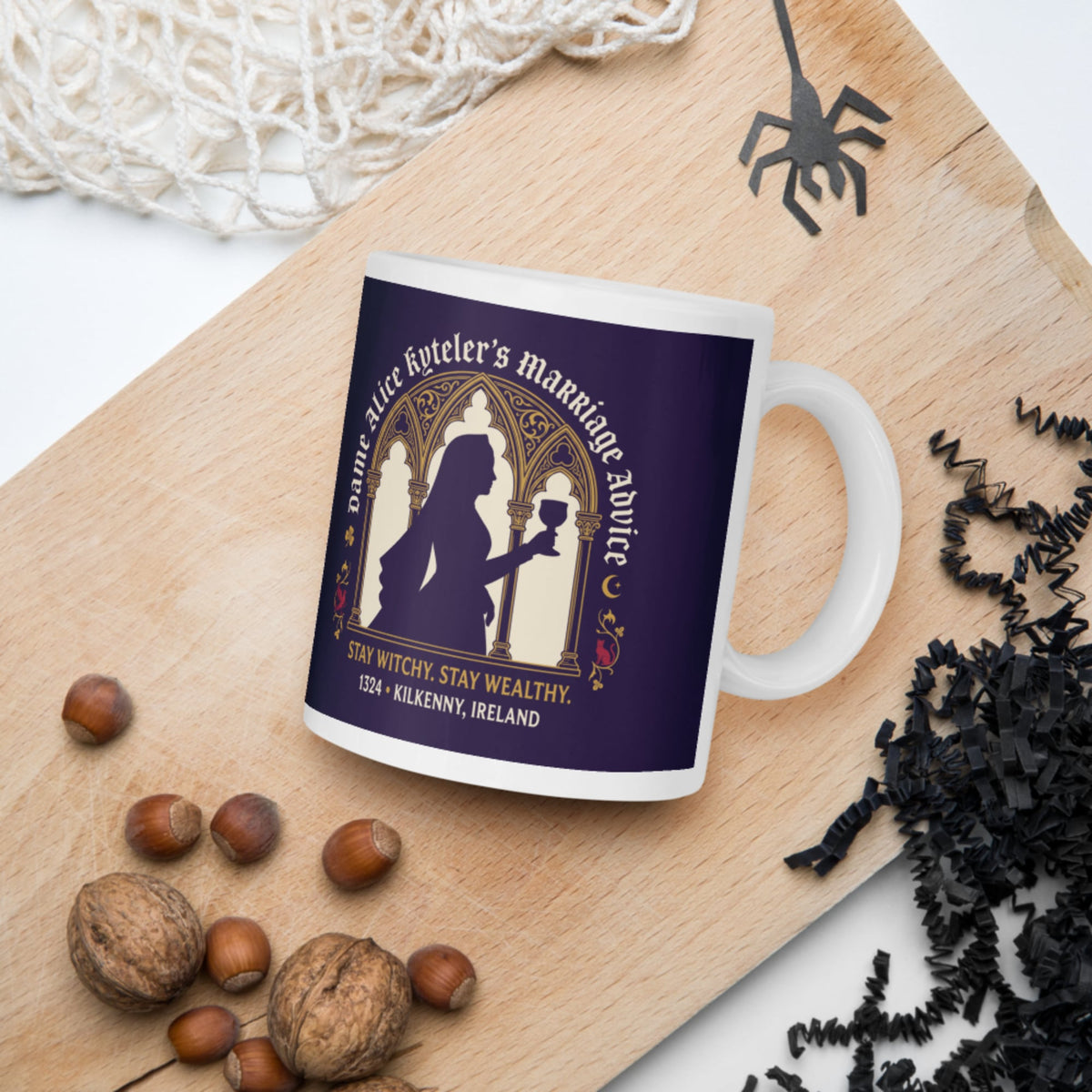 Alice Kyteler's Marriage Advice Mug - history buff gift by HistoHead