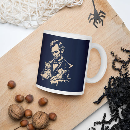 Lincoln's Cats Mug - history buff gift by HistoHead