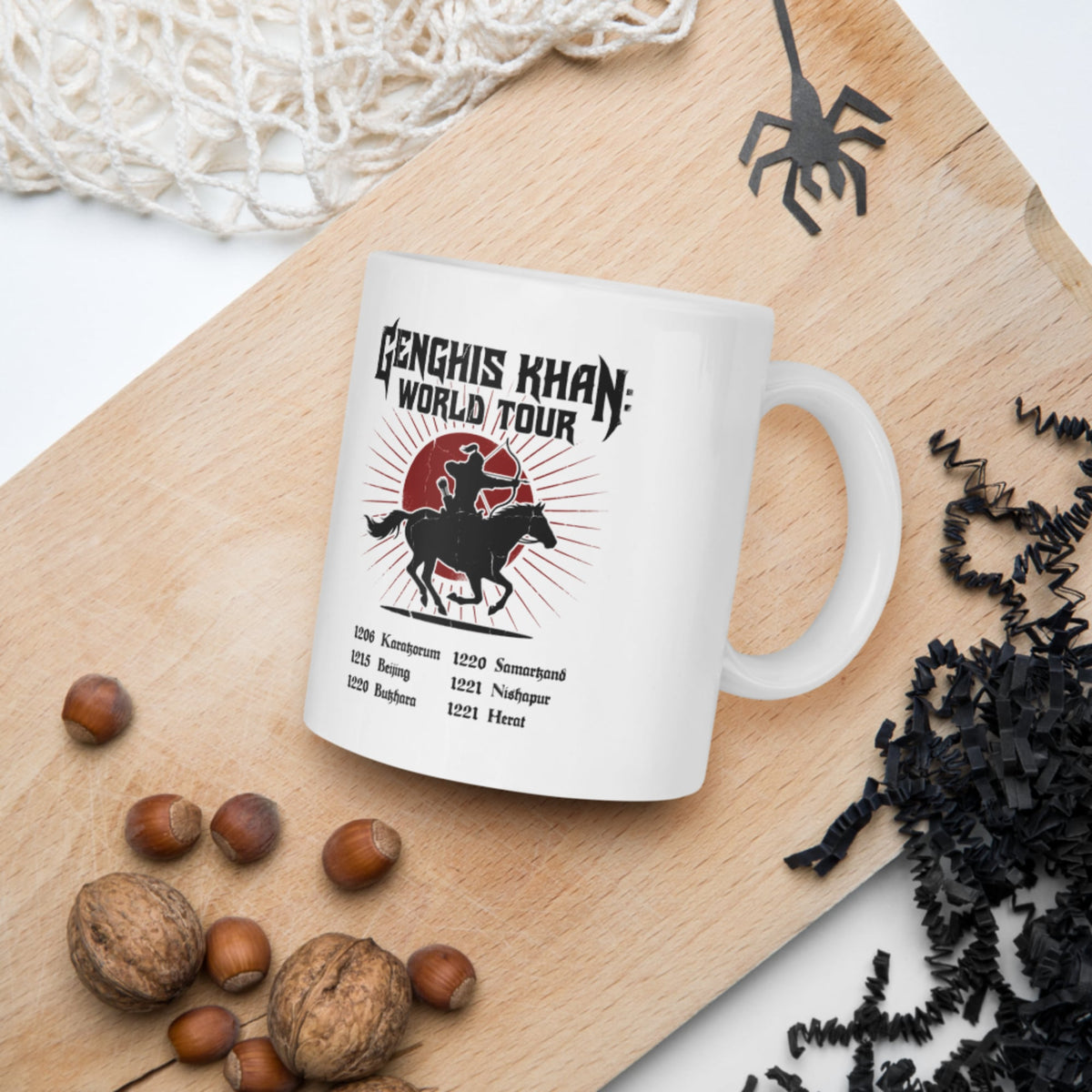 Genghis Khan World Tour Mug - history buff gift by HistoHead
