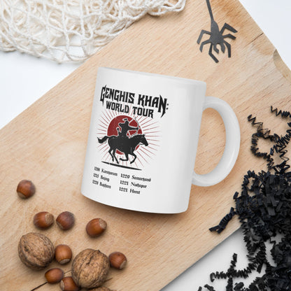 Genghis Khan World Tour Mug - history buff gift by HistoHead