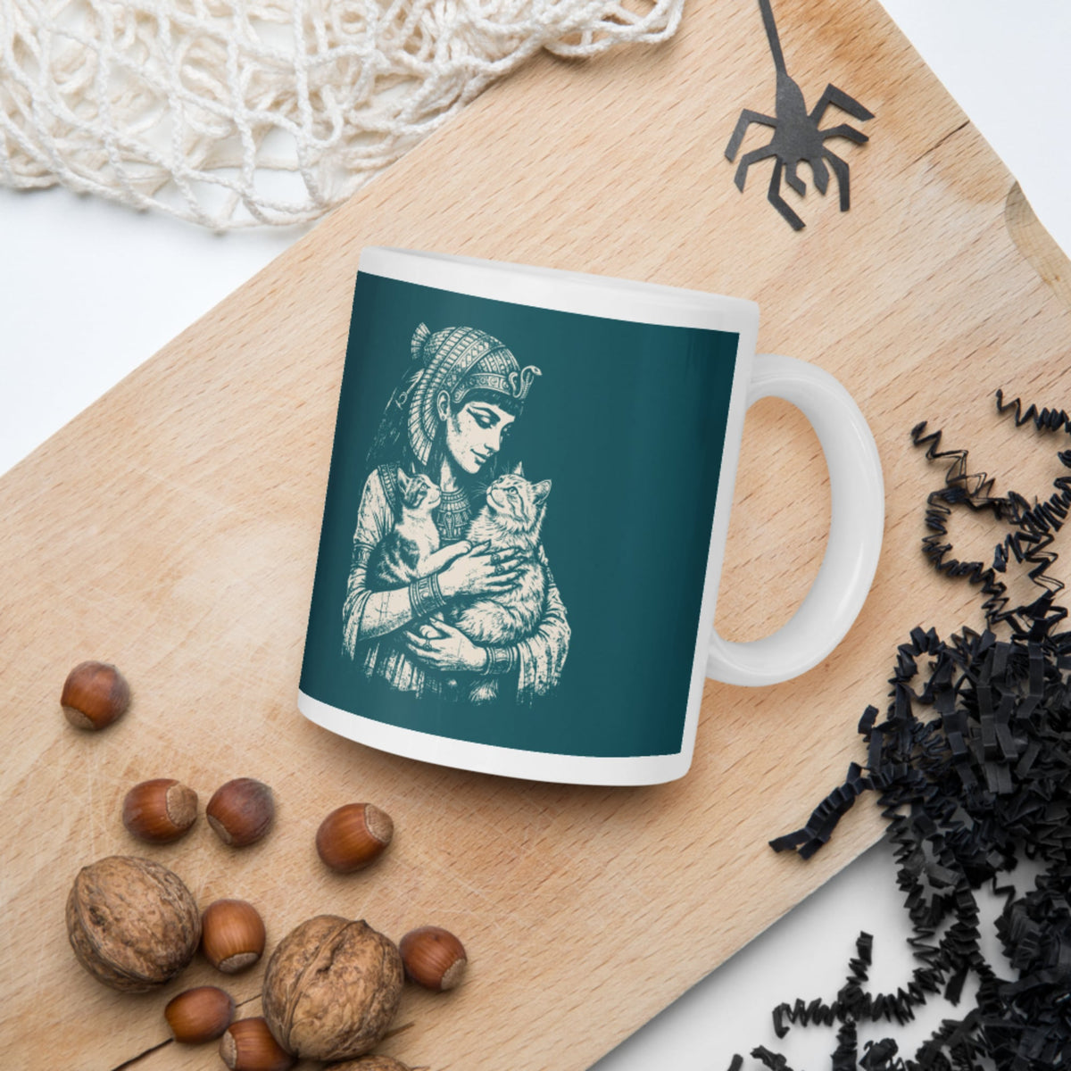 Cleopatra's Cats Mug - history buff gift by HistoHead