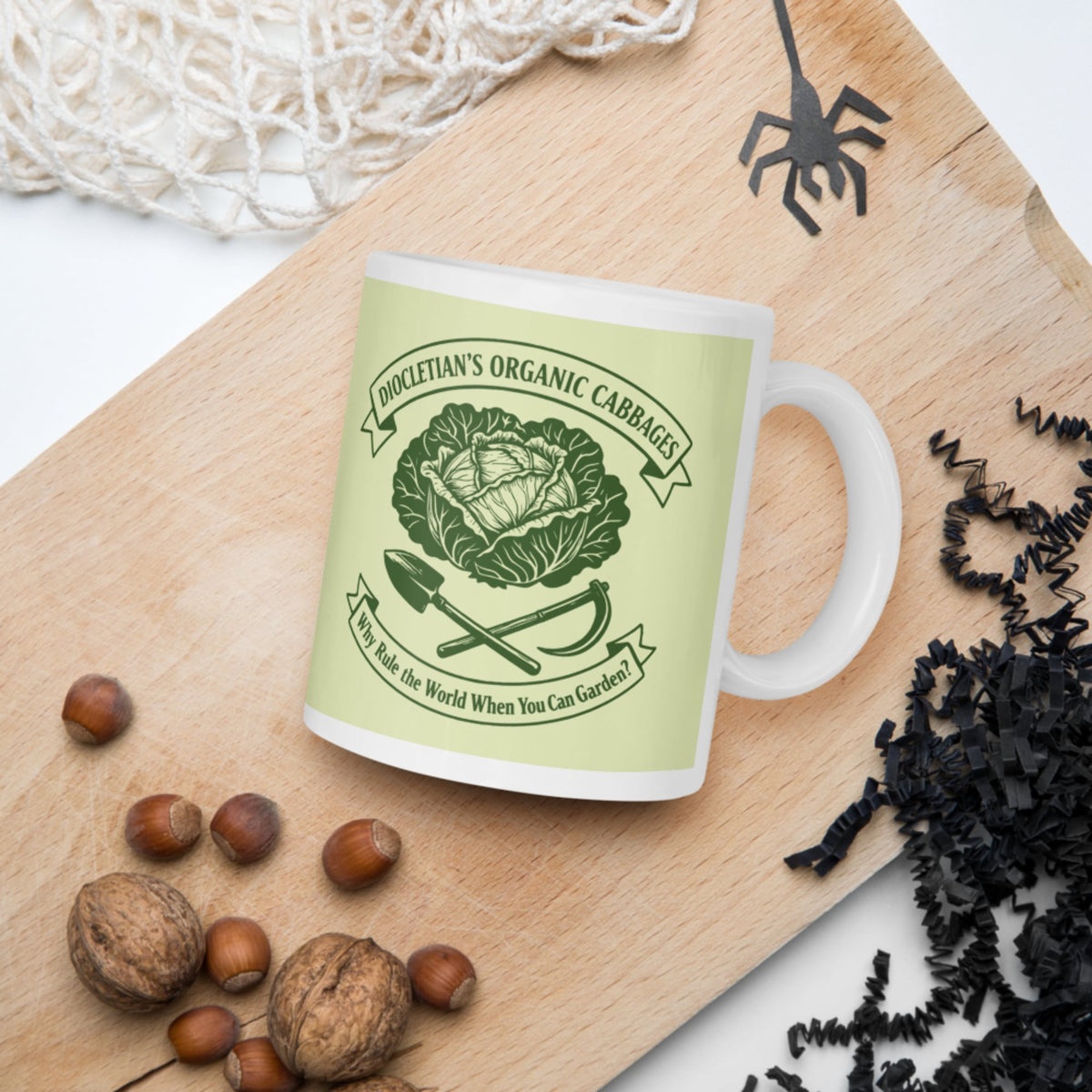 Diocletian's Cabbage Mug - history buff gift by HistoHead