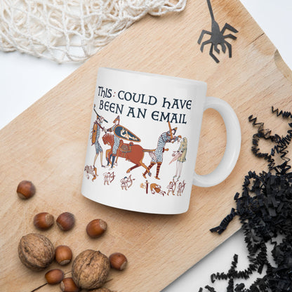 Bayeux Tapestry This Could Have Been an Email Mug - history buff gift by HistoHead