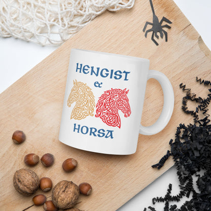 Hengist and Horsa Mug - history buff gift by HistoHead