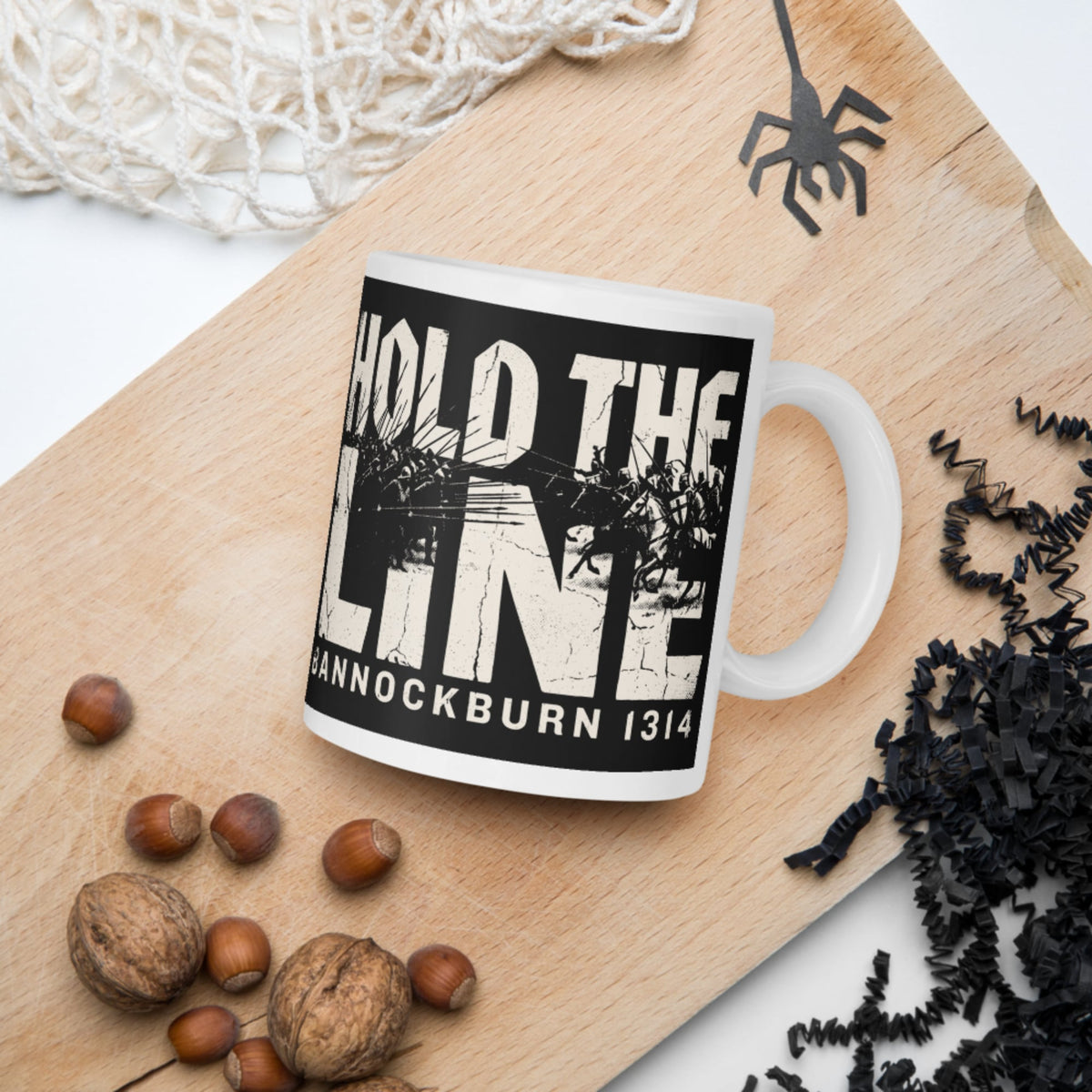 Hold The Line Bannockburn 1314 Mug - history buff gift by HistoHead