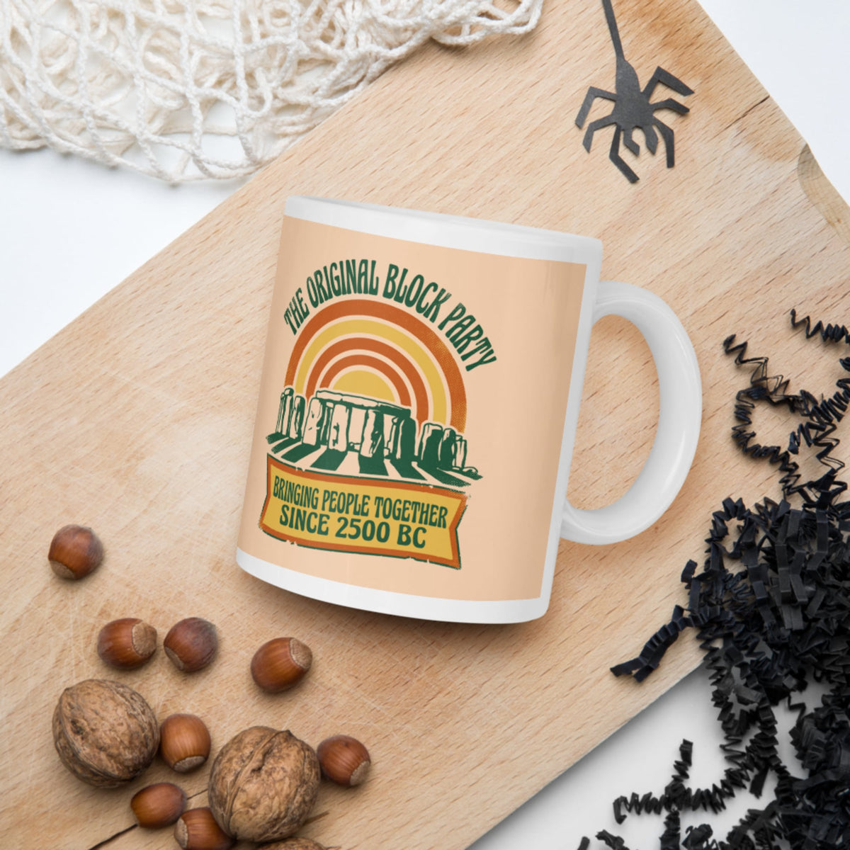 Stonehenge Block Party Mug - history buff gift by HistoHead