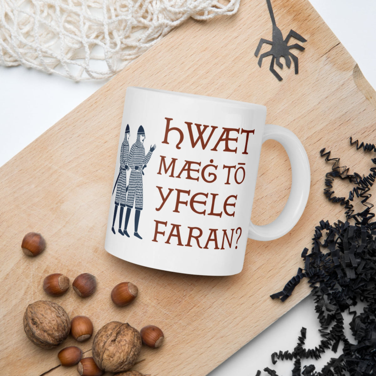 What Could Possibly Go Wrong in Old English Mug - history buff gift by HistoHead