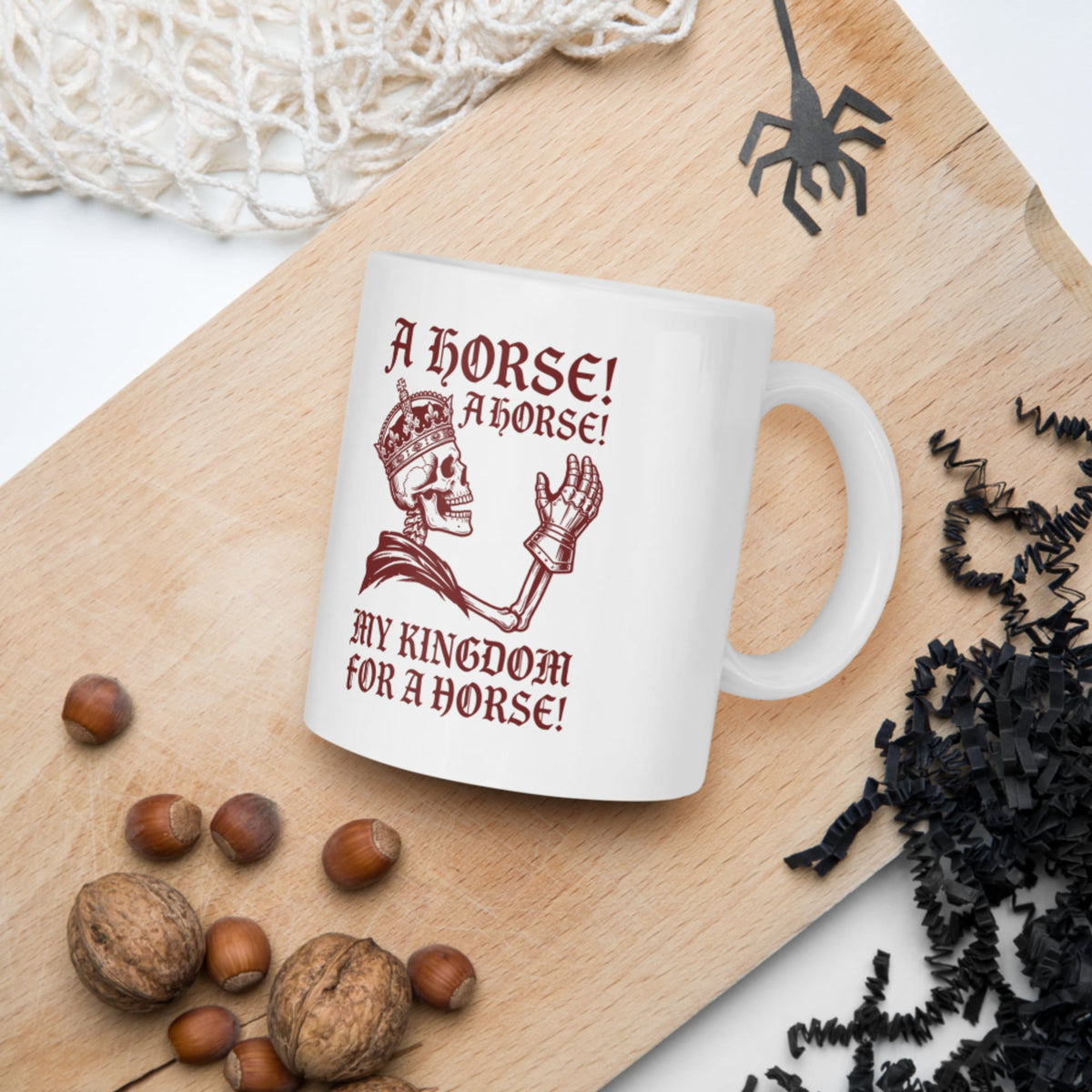 My Kingdom for a Horse Mug - history buff gift by HistoHead