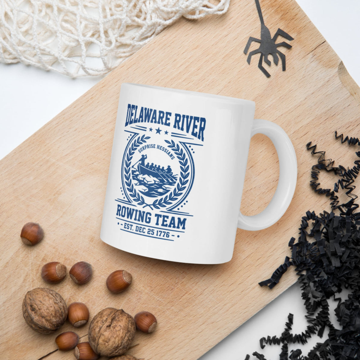 Delaware River Rowing Team Mug - history buff gift by HistoHead