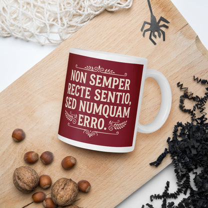I'm Not Always Right But Never Wrong Latin Mug - history buff gift by HistoHead