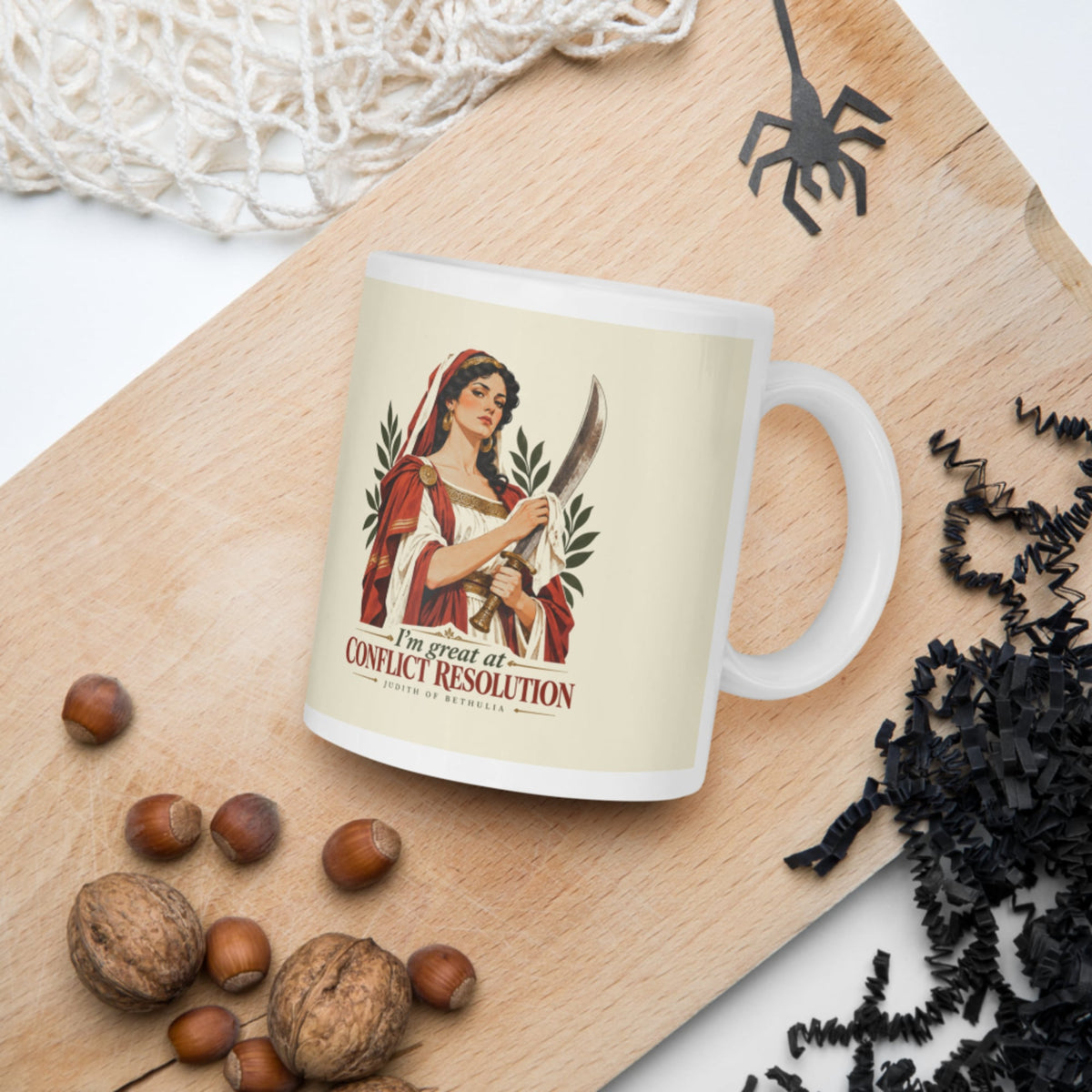 Judith of Bethulia I'm Great at Conflict Resolution Mug - history buff gift by HistoHead