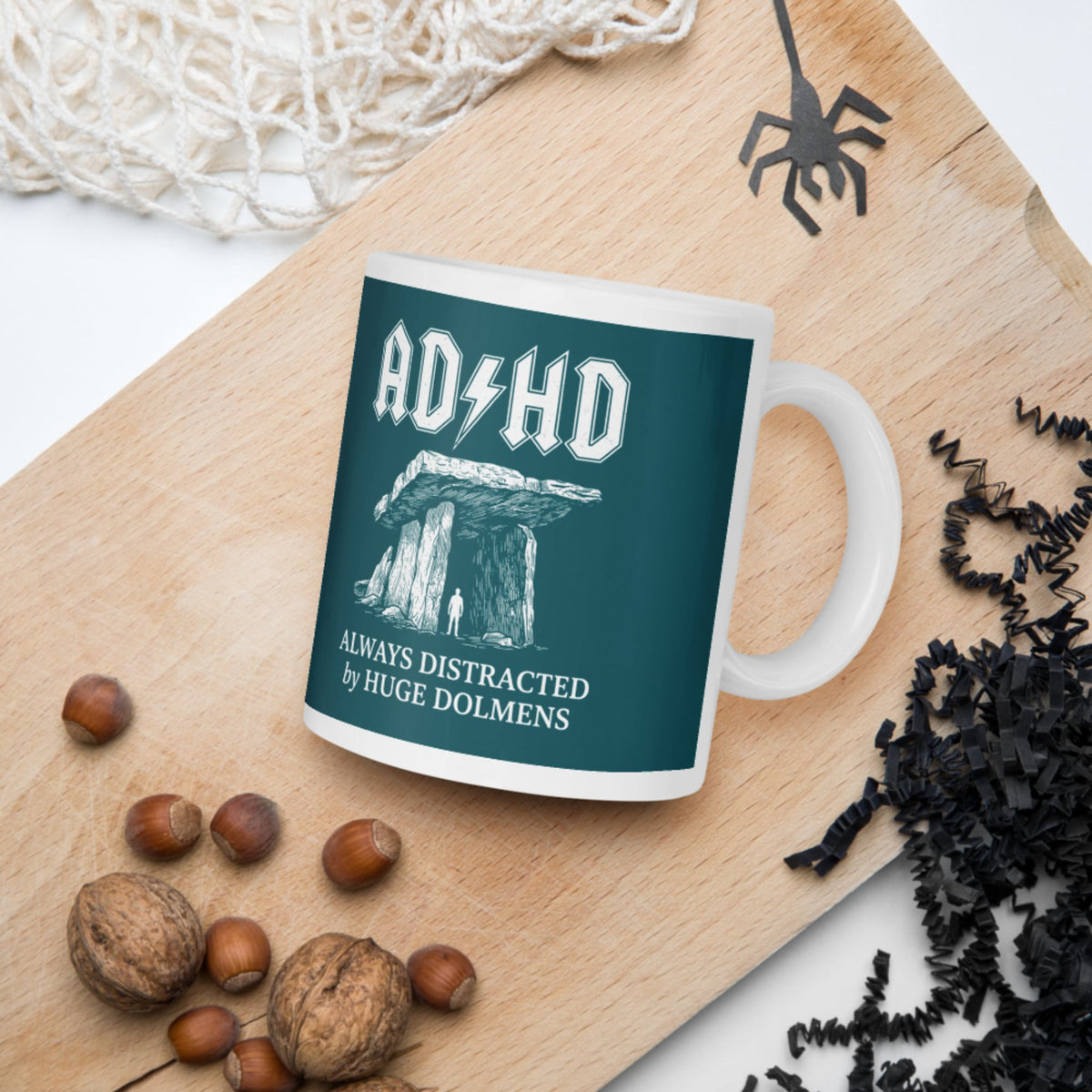 Always Distracted by Huge Dolmens Mug - history buff gift by HistoHead
