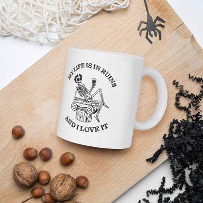 My Life is in Ruins Mug - history buff gift by HistoHead