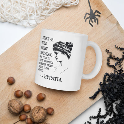 Hypatia Quote Mug - history buff gift by HistoHead