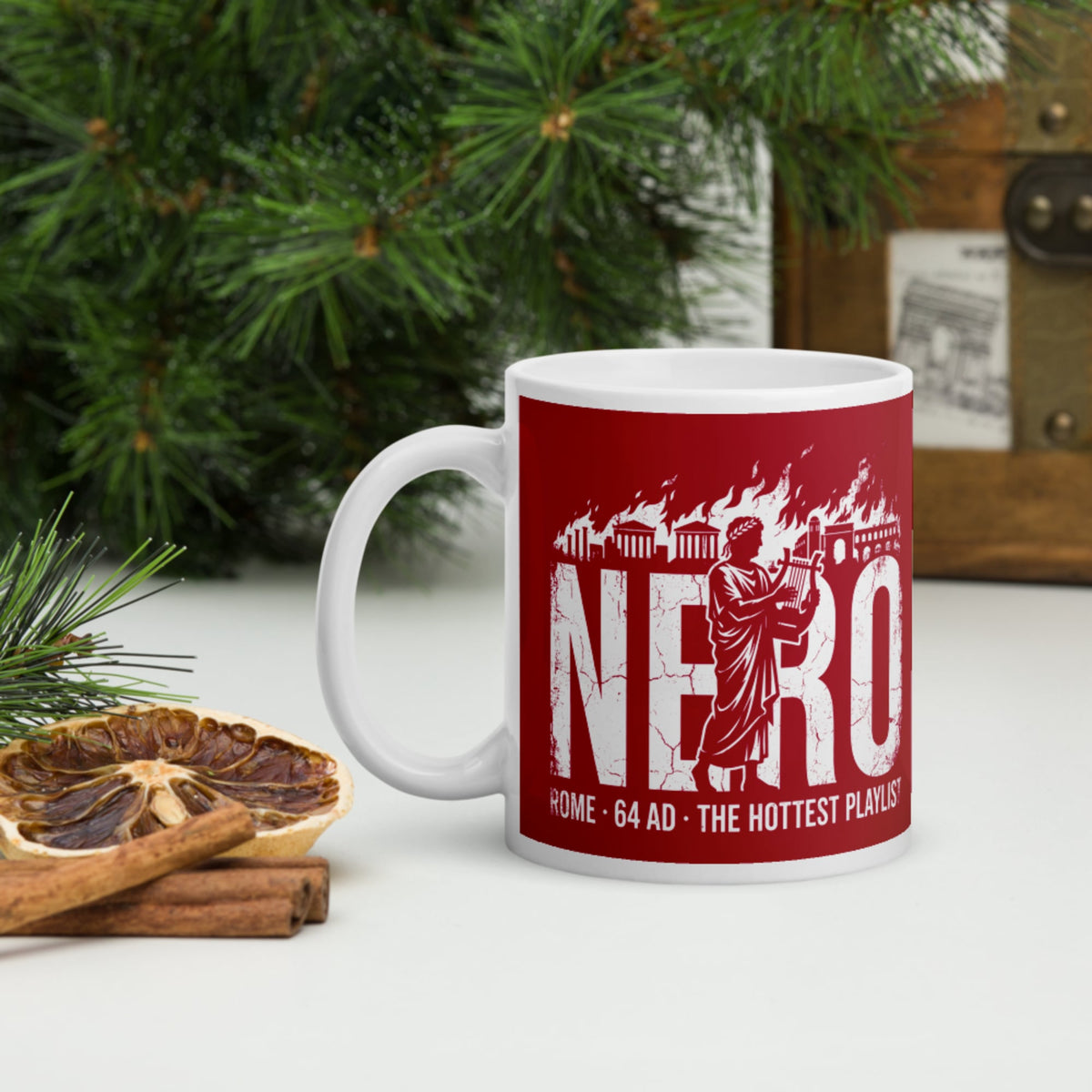 Nero's Hottest Playlist Mug - history buff gift by HistoHead