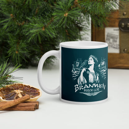 Branwen ferch Llŷr Mug - history buff gift by HistoHead