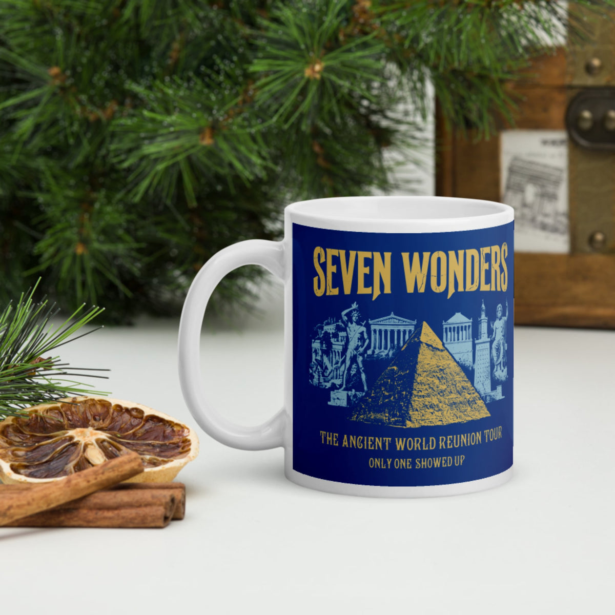 Seven Wonders Reunion Tour Mug - history buff gift by HistoHead