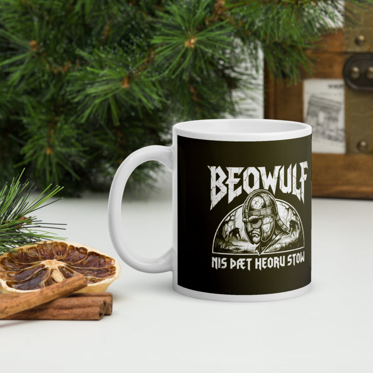 Beowulf That Is No Pleasant Place Old English Mug - history buff gift by HistoHead