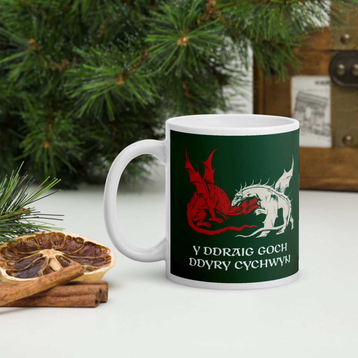 Red Dragon Prophecy Mug - history buff gift by HistoHead