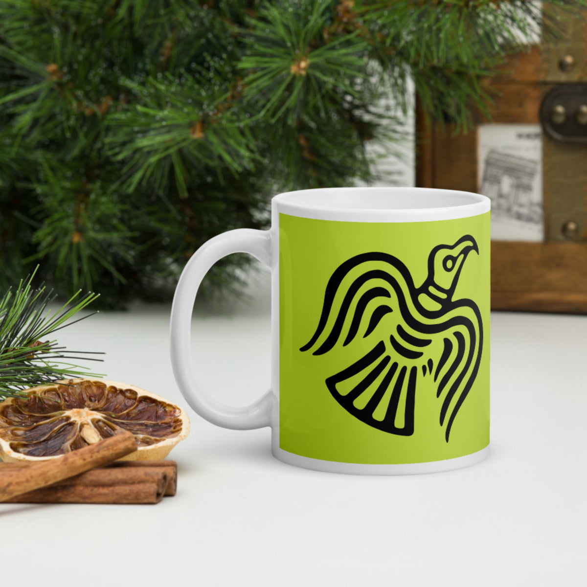 Viking Raven Symbol Mug - history buff gift by HistoHead