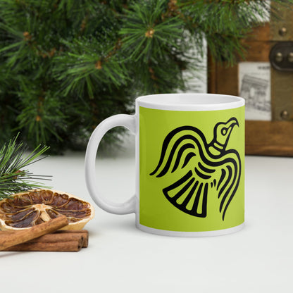 Viking Raven Symbol Mug - history buff gift by HistoHead
