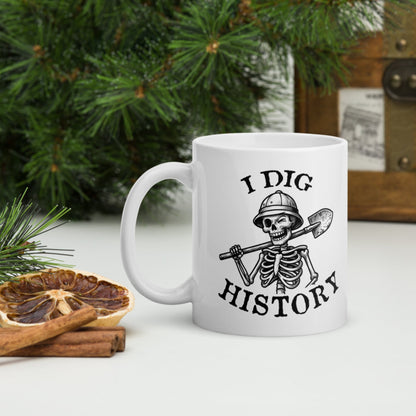 I Dig History Mug - history buff gift by HistoHead