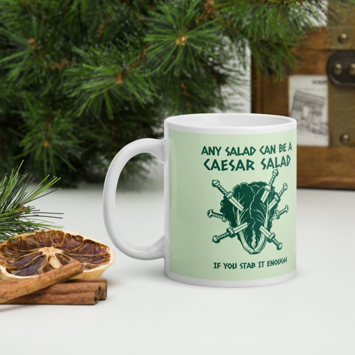 Caesar Salad Mug - history buff gift by HistoHead