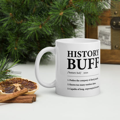 History Buff Definition Mug - history buff gift by HistoHead