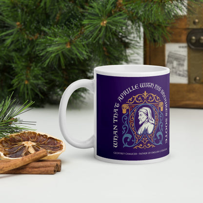 Geoffrey Chaucer Mug - history buff gift by HistoHead