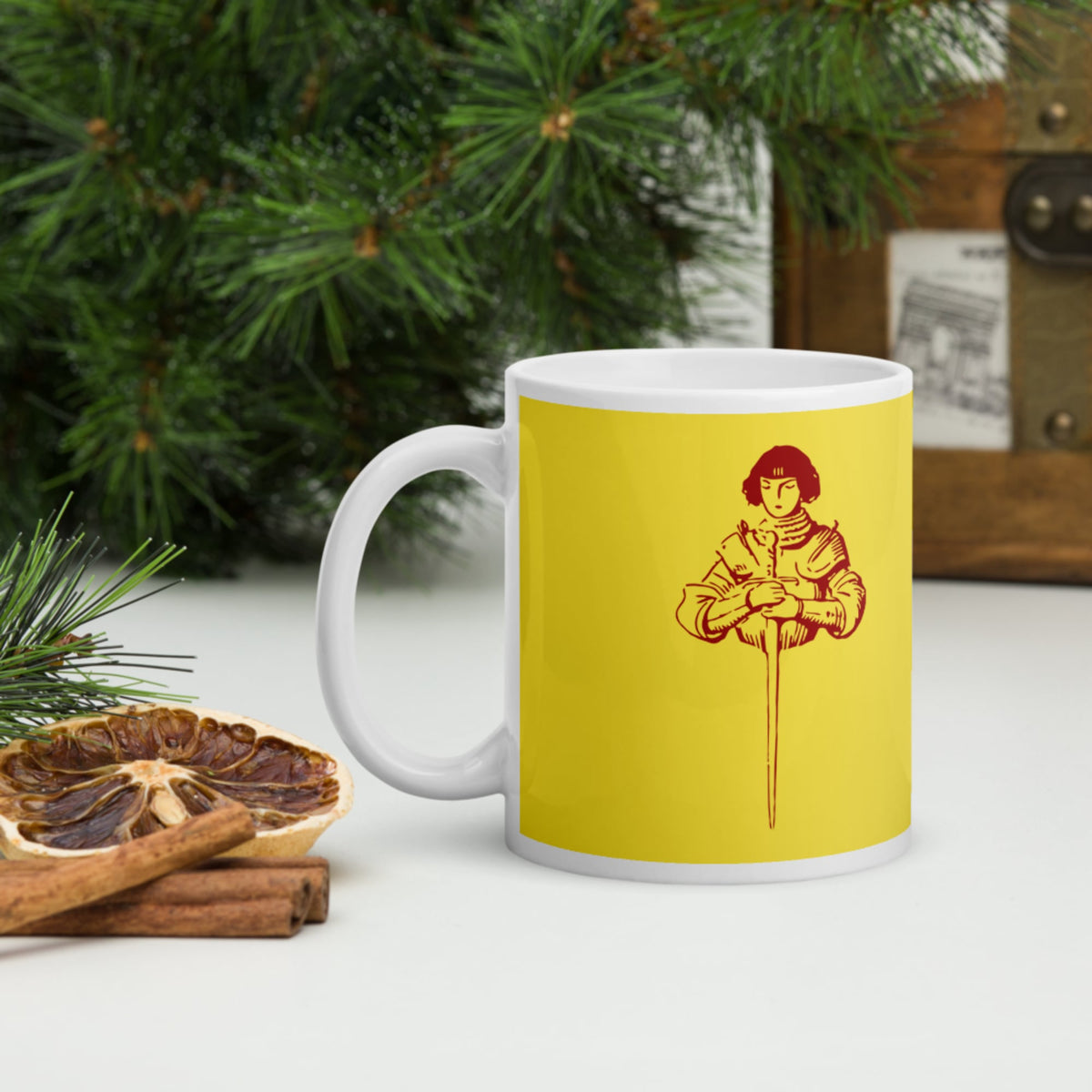 Joan of Arc Stamp Mug - history buff gift by HistoHead