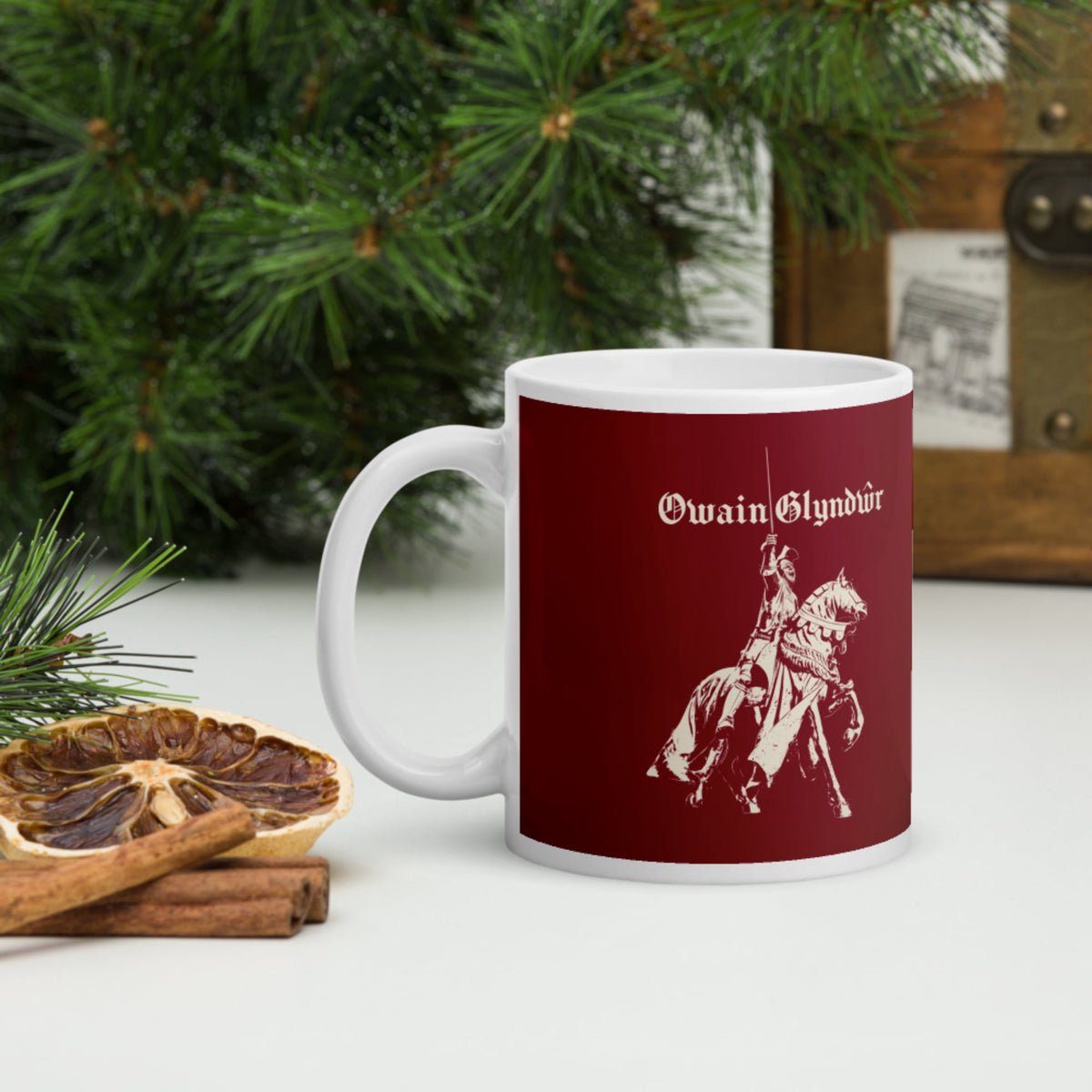 Owain Glyndŵr Statue Mug - history buff gift by HistoHead