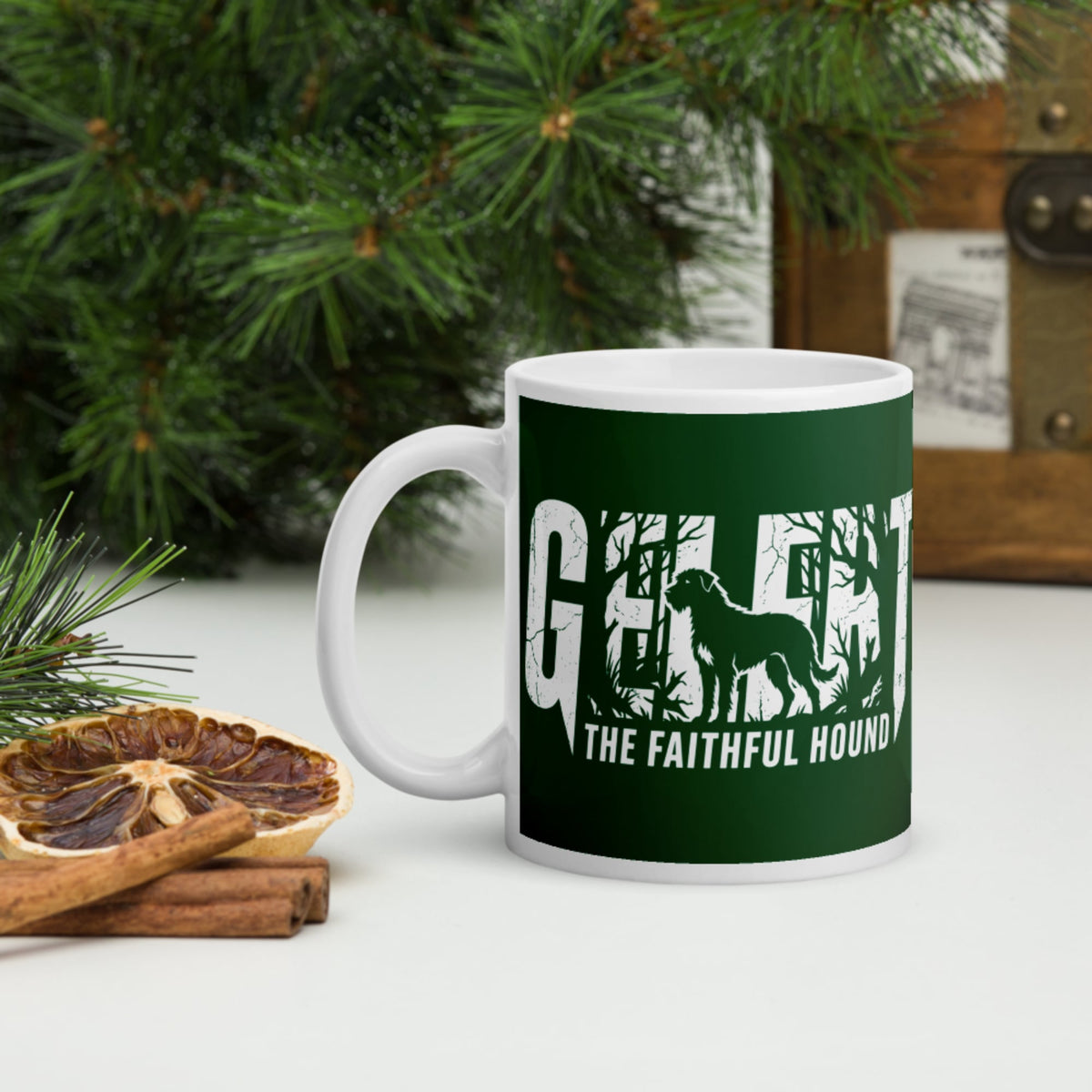 Gelert The Faithful Hound Mug - history buff gift by HistoHead