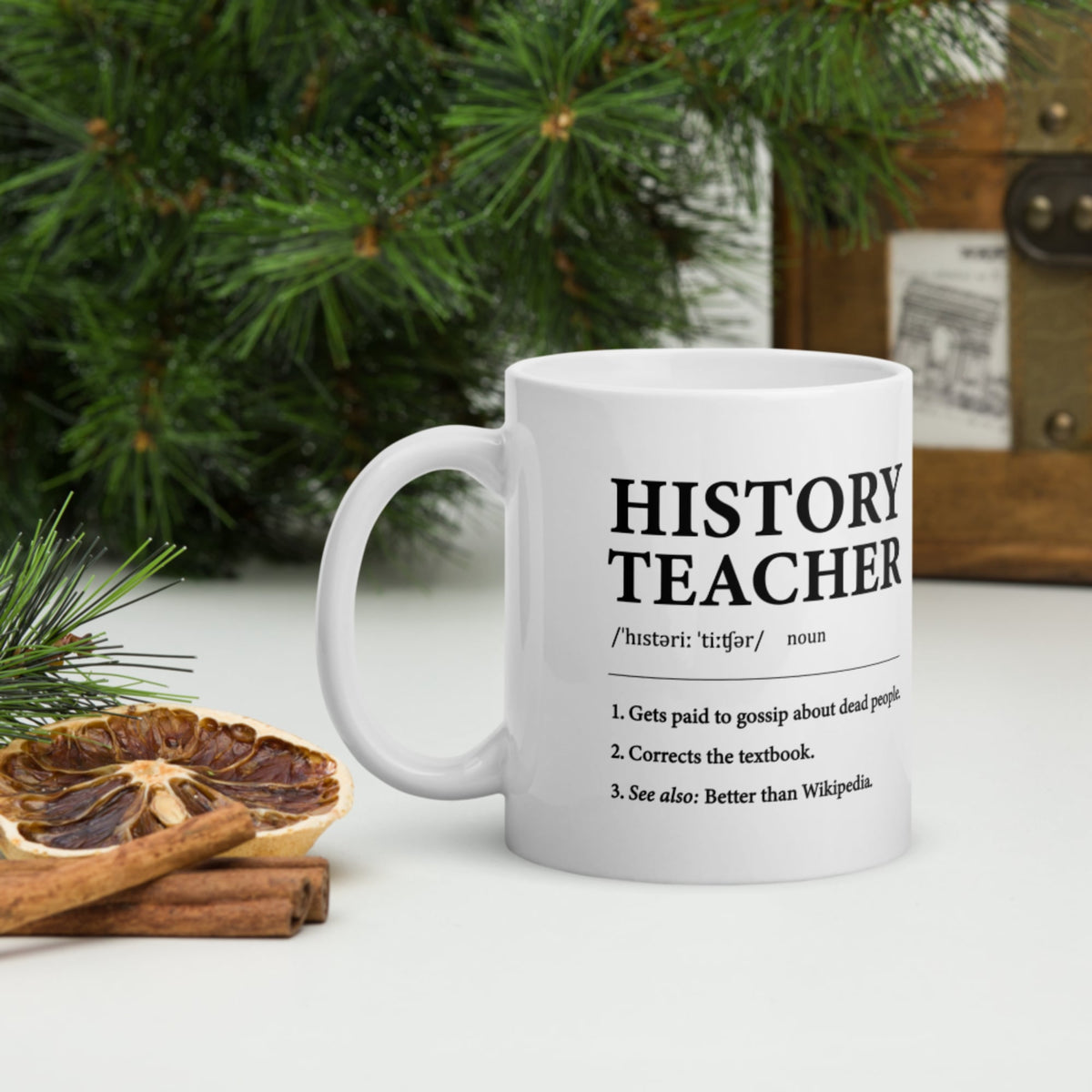 History Teacher Definition Mug - history buff gift by HistoHead