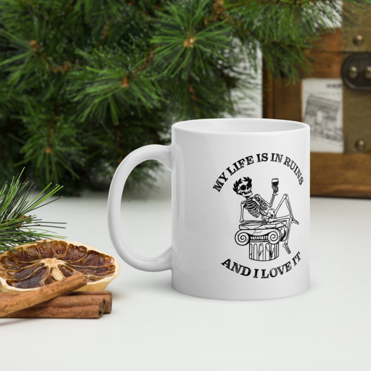 My Life is in Ruins Mug - history buff gift by HistoHead