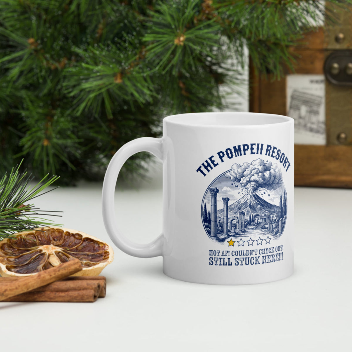 The Pompeii Resort Review Mug - history buff gift by HistoHead